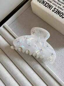 3pcs/Set Leopard Print Semicircle Hair Claws, Retro Minimalist Elegant Hair Accessories, Fashion Versatile Claw Clips For Daily, Casual, Date, Work Use Fashion Hair Clips Fall Winter For Vacation Outfits Woman - 3件套星空 - 查看 8