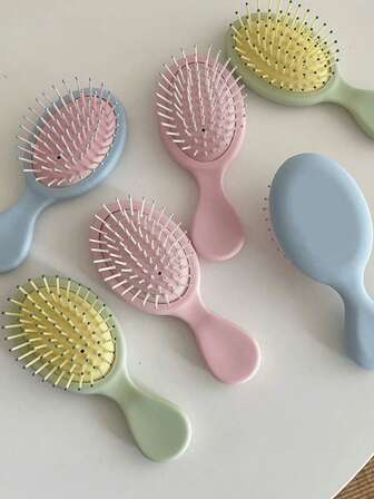 2支装马卡龙迷你可爱牙刷，便携式旅行干湿两用气垫牙刷，适合日常旅行和户外使用，儿童和女孩发刷，送给女孩的礼物，返校季、毕业季、送给妈妈和朋友的礼物，旅行、工作、上学皆宜