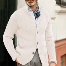 Men Sports Cardigans - Black - View 3