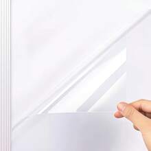 1 Roll Transparent Tabletop Protection Film, Waterproof, Oil-Resistant, Heat-Resistant (450°F), Self-Adhesive Cover Suitable For Kitchen, Cabinets, Tables, Furniture And Marble Surfaces - Multicolor - View 7