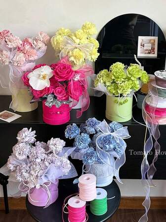 1 pieza/3 piezas/10 piezas Caja de cartón con forma de barril decorativa para empaquetar, caja de regalo de San Valentín