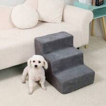 Premium Adjustable Pet Stairs Designed For Dogs And Cats - With Non-Slip Base And Removable Cover For Easy Cleaning, Lightweight Climbing Solution For All Ages, 2/3/4/5 Steps Pet Stairs Sofa Stool Non-Slip Durable Bed Ramp Detachable Washable, Joint Care For Elderly Pets, Mobility Aid For Injured Pets, Caring For Pets With Limited Mobility - Multicolor - View 14