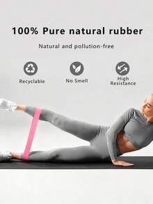 حلقات مطاطية للمقاومة في اليوغا، أشرطة الأرداف، معدات اللياقة البدنية