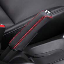 Car PU Leather Handbrake Cover Protective Sleeve Hand Brake Protection Car Interior Accessories