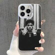 Funda de teléfono Rapper N-NLE C-Choppa para 17,16,15,14,13,12,11,Pro,Max,Plus, cubierta blanca mate a prueba de golpes - Z5 - Ver 2
