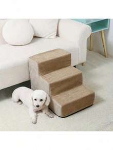 Premium Adjustable Pet Stairs Designed For Dogs And Cats - With Non-Slip Base And Removable Cover For Easy Cleaning, Lightweight Climbing Solution For All Ages, 2/3/4/5 Steps Pet Stairs Sofa Stool Non-Slip Durable Bed Ramp Detachable Washable, Joint Care For Elderly Pets, Mobility Aid For Injured Pets, Caring For Pets With Limited Mobility - Multicolor - View 8
