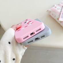【店舗人気モデル】面白いカバの3Dキャラクター携帯ケース スタンド付き Apple compatible with iPhone 12/13/14/15/16/17 Pro Air Promax対応 誕生日やクリスマスプントに最適 子供や若者向け, 誕生日プント,かわいいスマホケース,遊び心のあるケース,シリコンケース,耐久性のあるカバー,compatible with iPhoneカバー,楽しいユーザー,子供向けギフト - ブルー - チェックする 8