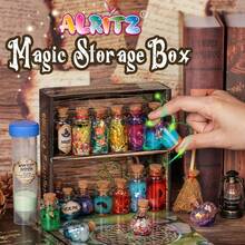 Alritz Kit de Pocioneságicas Niños, con 20 Botellas de Pociones de Bruja. Incluye Adornos de Calabaza y Juguetes de Manualidades. para Niños y Niñas de 6 a 10+ Años. Decoración para Fiest - 1 - Ver 6