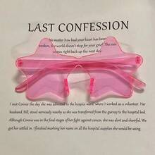 15/10/5/1 نظارة بنجمة خماسية بدون إطار، ألوان شفافة كالحلوى، نظارات للحفلات، مناسبة كهدايا للحفلات، مثالية لحفلات المسبح وحفلات الشاطئ وحفلات الصيف وأعياد الميلاد والكرنفالات والأحداث الممتعة أو هدايا الحفلات. (ألوان متنوعة عشوائية) - متعدد الألوان - مشاهدة 4