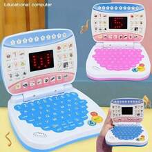 Mini Learning Computer Toy - Compact And Portable Educational Toy Featuring English Letters, Numbers, Music And Interactive Games, Suitable For Both Boys And Girls. Battery-Powered (Batteries Not Included). Christmas Or Holiday Gift. Ideal Toy For Toddlers. Fun Design, Durable Construction, And Compact Speaker. - Multicolor - View 2