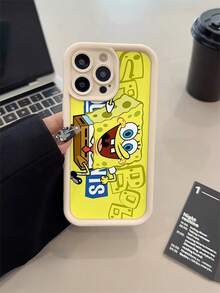 1个卡通简约字母图案防震手机壳，兼容三星/苹果17/16/15/14/13/12/11 Pro Max/12 Pro/14 Plus及其他型号 - 彩色 - 查看 4