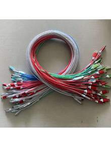 Gesen 1米/3.28英尺 LED流光快充线，充电数据线，兼容USB-C接口 - 彩色 - 查看 6