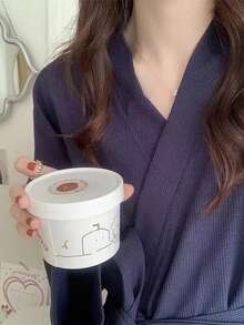 女士简约欧美风长袖浴袍，蓝色格子印花甜美可爱简约轻薄浴袍，春秋开学季 - 彩色 - 查看 21