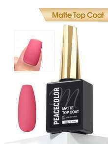 peacecolor 1/2/3 buc 15 ml gel top coat și strat superior mat, strat superior de bază fără ștergere în sticle de sticlă, consumabile pentru îngrijirea unghiilor de lungă durată pentru femei DIY acasă salon manichiură cadouri unghii - Multicolor - Vizualizare 13