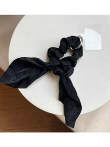 1pc Elegant Silk Bowknot Phone Lanyard Wristlet, High-End Women Wrist Strap Rope Chain Short Leash For Bag, Camera, Keys, Universal Hanging Accessory - Multicolor - View 11