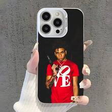 Funda de teléfono Rapper N-NLE C-Choppa para 17,16,15,14,13,12,11,Pro,Max,Plus, cubierta blanca mate a prueba de golpes - Z8 - Ver 10