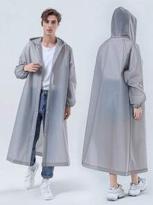 1件/2件装可重复使用成人雨披 - 冬季雪地雨衣，非一次性，男女通用。采用EVA材质，轻便带帽，便携加厚，防风防水。是户外旅行、商务通勤、户外活动和雨天应急活动的理想之选。感恩节和圣诞节的完美之选。保温材料、闺蜜节、小狗、嘉年华、春夏精选、伴娘礼物、房间、卧室装饰、海滩、旅行、男士、女士、度假、妇女节、旅行必备品、婚礼回礼、Y2K、卧室、女士汽车配件、厨房装饰、可爱小物、户外、花园、旅行必备品、便携必备品、海滩必备品、毕业季、毕业典礼、毕业典礼、毕业礼物、毕业礼物、毕业礼物、毕业礼物、恭喜毕业、恭喜毕业、优秀毕业生、毕业典礼、毕业派对、户外必备品、旅行便携品、徒步旅行必备品、露营必备品、便携工具、夏季必备品、夏季便携品 - 白色 - 查看 4