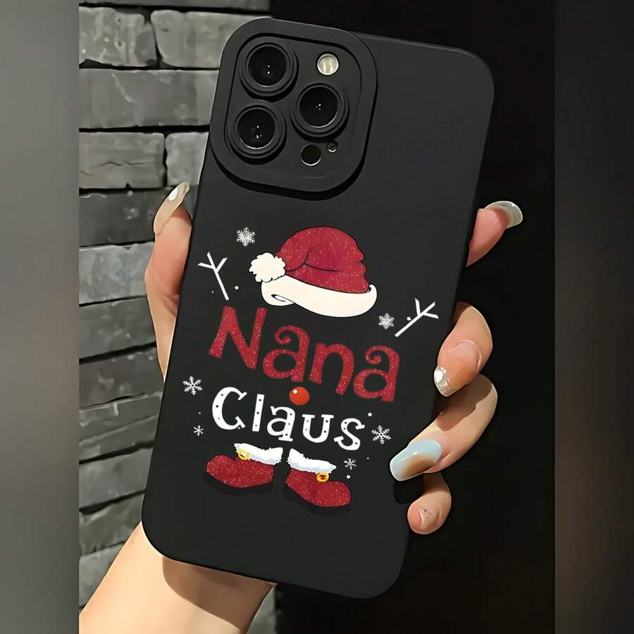 2026 nuevo Esmerilado teléfono case,Phone Estuche Nana. Claus Navidad Diseño Con Papá Noel Sombrero Y Las botas son adecuadas para  17 15 Profesional máximo  17 14 Profesional  17 13  17 12  galaxia S23 traducido al español S22 traducido al español 21 20 Teléfono Protección Cubierta pareja Teléfono Estuche Regalo Para Novio Novia Vacaciones Regalo - Blanco antiguo - Ver 1