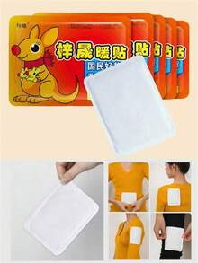 10/20/30pcs Self-Heating Warm Compress Patches, Moxa Steam Warm Body Patches, Winter Warm Stickers For Women - Multicolor - View 2