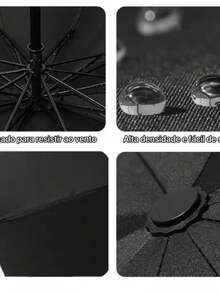 Reinforced Handheld Umbrella With UV Protection / Blackout - Nhiều màu - Xem 6