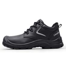 10KV Insulated Waterproof Safety Boots By Lanoudun, Thick Anti-Puncture Midsole, Suitable For All Seasons, High-Top Comfortable & Durable, Black - Black - View 3