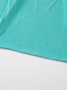 Women's Thermal Underwear, Heart Print, Round Neck Long Sleeve Top, Thick Warm Casual Undershirt Pullover Suit For Fall/Winter - Mint Green - View 7