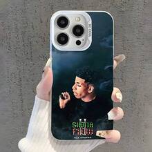 Funda de teléfono Rapper N-NLE C-Choppa para 17,16,15,14,13,12,11,Pro,Max,Plus, cubierta blanca mate a prueba de golpes - Z8 - Ver 11