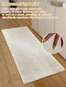 1 tấm thảm nhung lông ngắn siêu mềm, màu kem tối giản, phong cách kem dùng trong nhà, phòng ngủ, phòng khách, thảm trải sàn diện tích lớn, họa tiết sang trọng, mềm mại thân thiện với làn da, thảm trang trí nhà có thể giặt bằng máy, thích hợp cho lối vào, phòng khách, ghế sofa, bàn cà phê, hành lang, phòng trà, phòng ngủ, đầu giường, phòng học, tủ quần áo và các đồ trang trí trong nhà khác, trang trí trong nhà cho ngày lễ Giáng sinh, ngày lễ tình nhân - Màu be - Xem 6