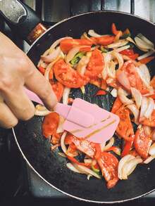 Set de 6 espátulas de silicona con cepillo de silicona para hornear pasteles - Multicolor - Ver 8