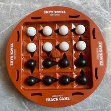 1 套逻辑国际象棋轨道游戏、互动玩具、2 人国际象棋棋盘游戏套装、标准版，适合 14 岁以上的派对和家庭聚会，具有独特的游戏机制和无尽的娱乐选项（某些产品颜色可能有所不同） - 軌道邏輯棋 - 查看 3