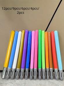 1PC 12 thanh kiếm đèn bơm hơi, Quà tặng tiệc trò chơi, Kiếm bơm hơi tiệc, Đồ dùng tiệc tùng, Gậy bơm hơi nhiều màu sắc, Hoàn hảo cho tiệc sinh nhật, Hoạt động nhập vai, Giáng sinh, Quà tặng tiệc theo chủ đề đêm giao thừa - Nhiều màu - Xem 10