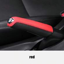 Car PU Leather Handbrake Cover Protective Sleeve Hand Brake Protection Car Interior Accessories