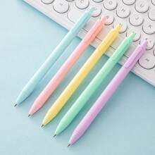 20/30pcs/Set Random Color Ballpoint Pens With Black Refills, Colorful Barrels, Quick-Drying Ink, Student Stationery, Office Supplies - Multicolor - View 6