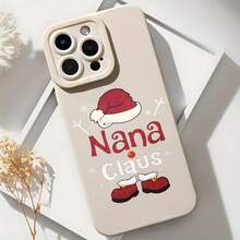 2026 nuevo Esmerilado teléfono case,Phone Estuche Nana. Claus Navidad Diseño Con Papá Noel Sombrero Y Las botas son adecuadas para  17 15 Profesional máximo  17 14 Profesional  17 13  17 12  galaxia S23 traducido al español S22 traducido al español 21 20 Teléfono Protección Cubierta pareja Teléfono Estuche Regalo Para Novio Novia Vacaciones Regalo - Blanco antiguo - Ver 6