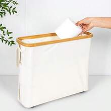 Cesta/caja de almacenamiento de papel higiénico para el baño, estantería de accesorios de baño para el soporte visible del papel de tejido