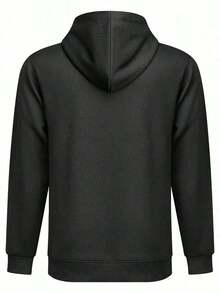 Shark Pun Hoodie Men's Soft And Stylish Street-Inspired Pullover Hoodie, Adjustable Drawstring And Front Pockets, Perfect For All Seasons - Perfect For Everyday Wear And Casual Travel - Black - View 2