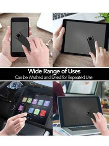 Gesen 1pc Dry Bottle 2-In-1 Ultra-Fine Fiber Screen Cleaning Tool, Suitable For Smartphones, Computers, TVs And Navigation Devices. Keep Your Phone Screen As Clean As New, Compact And Easy To Carry - Multicolor - View 2