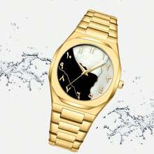 POEDAGAR Exclusive Luxury Men's Quartz Watch Fashion Round Dial Waterproof Office Business Stainless Steel Strap Casual Simple Design Japan Automatic Quartz Movement For Men's Watches Birthday Gifts Father's Day Gifts Lovers Business Partners Souvenirs Halloween Christmas - Multicolor - View 8