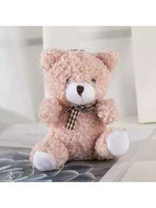 Cute Little Teddy Bear Pendant Plush Doll Cute Accessories Plush Teddy Bear Doll Valentines Plush Animal Toy Unisex Fit Birthday Halloween Christmas Perfect Gift Valentines Decor - Multicolor - View 7