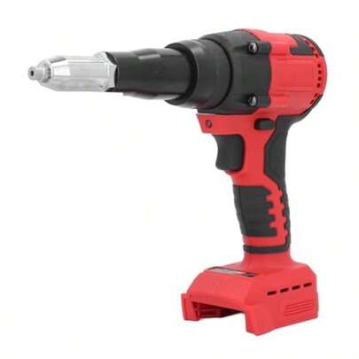 Cordless Rivet Gun 360W 18V Battery Powered Electric Brushless Blind Riveter Tool Kit Built In LED Light Portable Pop Rivet Insert Installation Tool For 1/8 To 3/16 Rivets