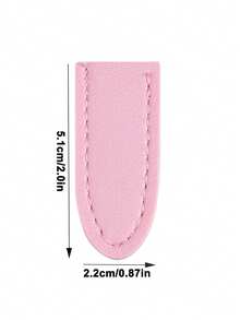 Estuche protector de cuero para cortaúñas, funda portátil para tijeras, adecuado para diferentes tijeras, pinzas, cortaúñas y otras herramientas, para almacenamiento y protección, aplicable para uso en salón de manicura y hogar - Multicolor - Ver 4