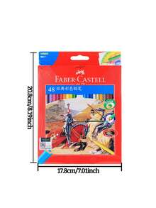 36/48/72 Color Faber-Castell Colouring Pencils,Hexagonal,Shatterproof,Stackable Colors For Drawing,Handwriting,Learning Markers Students Back To School Ideas Gift Choice Back To School Essentials Art Supplies Stationery - Multicolor - View 18