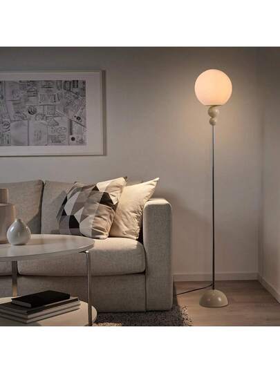 Alpinaluz "LOKE" E27 Vloer Lamp Multi Ball Opaque Wit Sphere view 7