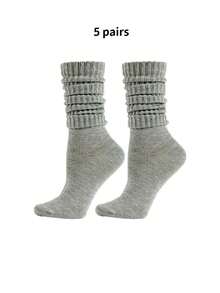 1/3/5 Paar Damen Schwarze Mode Bubble Plüsch Socken, Komfortabel, Atmungsaktiv, Klassisch, Europäischer Stil, Lässig Socken, Knöchelhoch, Passend zu verschiedenen Modemarken, Leinenschuhen, Sneakers - Schwarz - Übersicht 13
