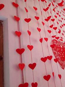 1 Bộ/4 Bộ đồ trang trí bằng vải không dệt hình trái tim màu đỏ, thích hợp cho Ngày Valentine, đám cưới, kỷ niệm, tiệc sinh nhật, trang trí phòng, đồ trang trí kỷ niệm, đồ trang trí đa năng cho các ngày lễ, trang trí Ngày Valentine, trang trí phòng, trang trí nhà cửa. - Nhiều màu - Xem 8