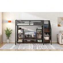 Kids Bed Frames, Headboards & Footboards - Black + Metal + 90cm*200cm - View 10