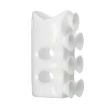 1个毛毛虫造型淋浴喷头支架，灰白色，2个可移动吸盘式淋浴喷头支架，可拆卸通用硅胶淋浴喷头支架配件，浴室用品，浴室工具 - 白色 - 查看 7