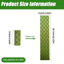 Cerotti per moxibustione, cerotti per moxibustione per schiena e vita, realizzati in tessuto non tessuto elastico, extra lunghi e larghi per il riscaldamento della schiena, adatti per il lavoro prolungato e l'esercizio fisico, fornendo comfort e calore. - Toppa posteriore - Visualizzare 4