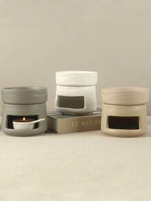 现代简约欧式陶瓷香薰扩香器 | 优雅烛台及精油扩香器（不含烛台）