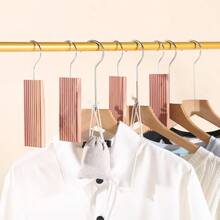 HAWTCedar Blocks For Clothes Storage 50PCs Hangers 6pc Balls 30pc Rings 12pc And Sachet Bags 2pc For Closets And Drawers - 1 - View 2